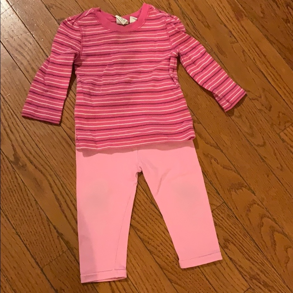 Pink play outfit 9-12m